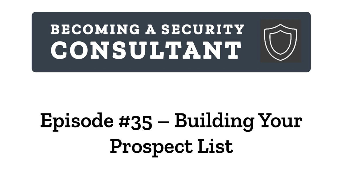 EP35 Building Your Prospect List